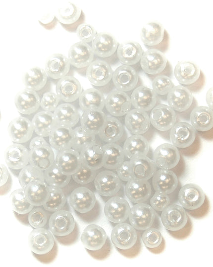 Beads: Pearl: 4mm: Pearl: