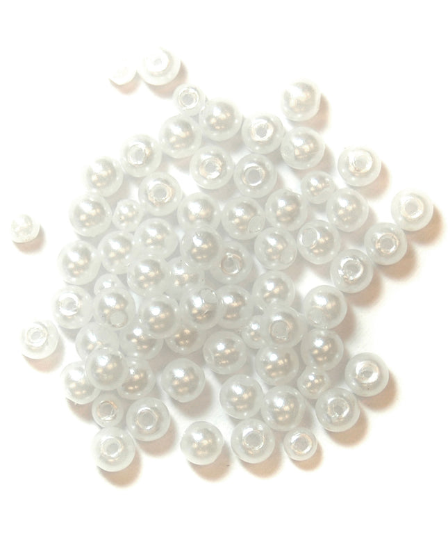 Beads: Pearl: 4mm: Pearl:
