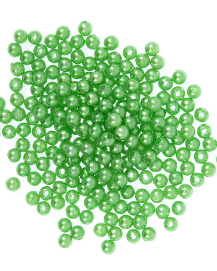 Beads: Pearls: 4mm: Lime Green: 86 Pieces
