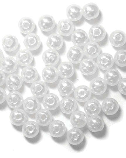 Beads: Pearl: 5mm: Pearl: 40 Pieces