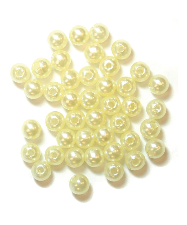 Beads: Pearl: 5mm: Cream