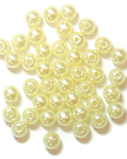 Beads: Pearl: 5mm: Cream