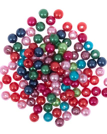 Beads: Pearls: 6mm: Multi: 20 Pieces