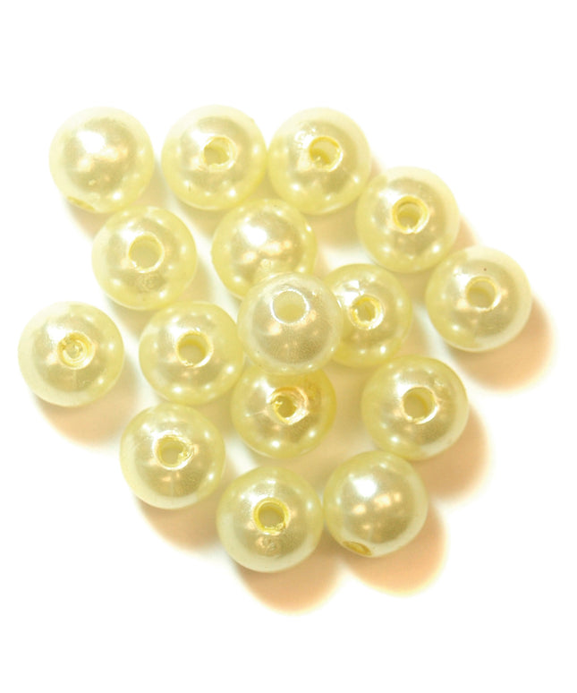 Beads: Pearl: 8mm: Cream