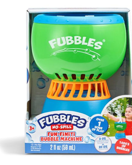 Fubbles No-Spill Fun-Finiti Bubble Machine