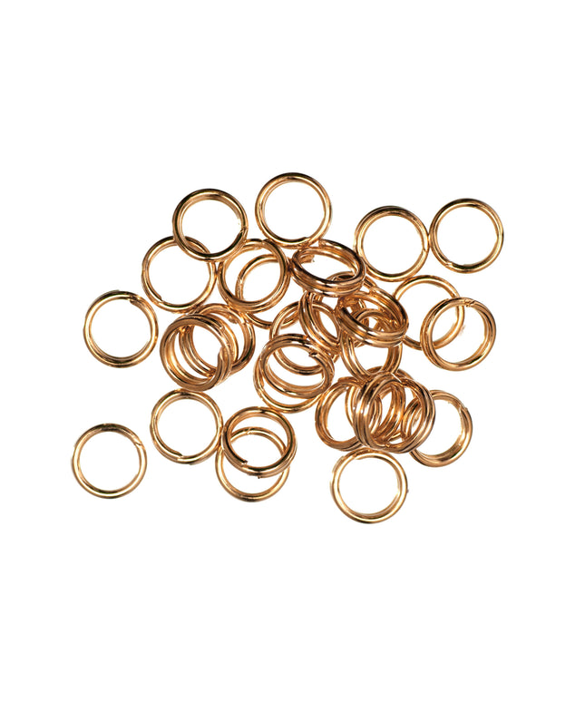 Split Rings: Gilt: 5mm