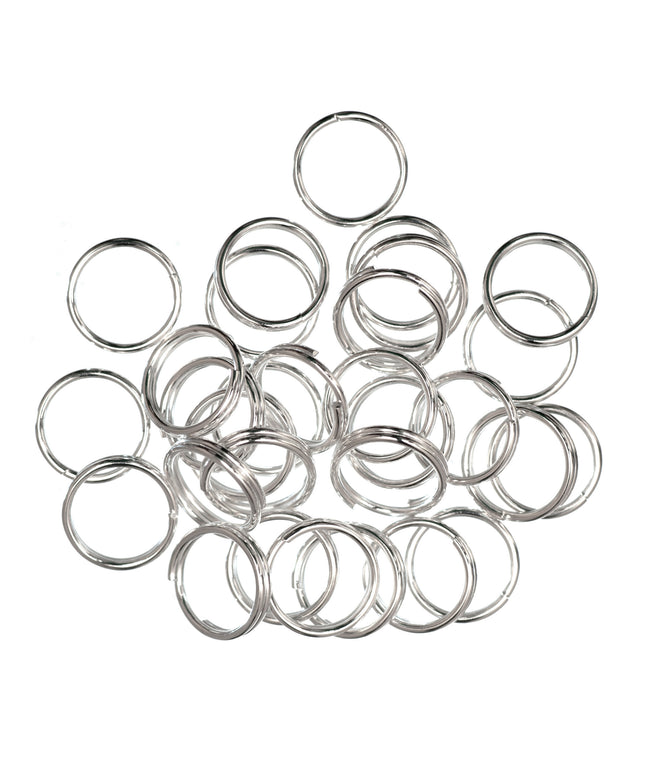 Split Rings: Silver: 7mm