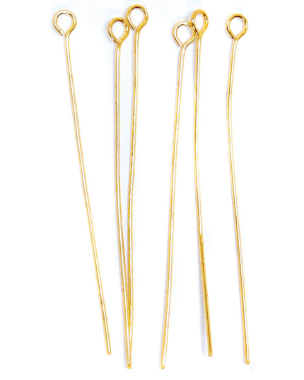 Eye Pins: Gilt: 50mm