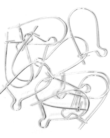 Kidney Ear Wire: Silver