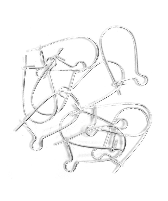 Kidney Ear Wire: Silver