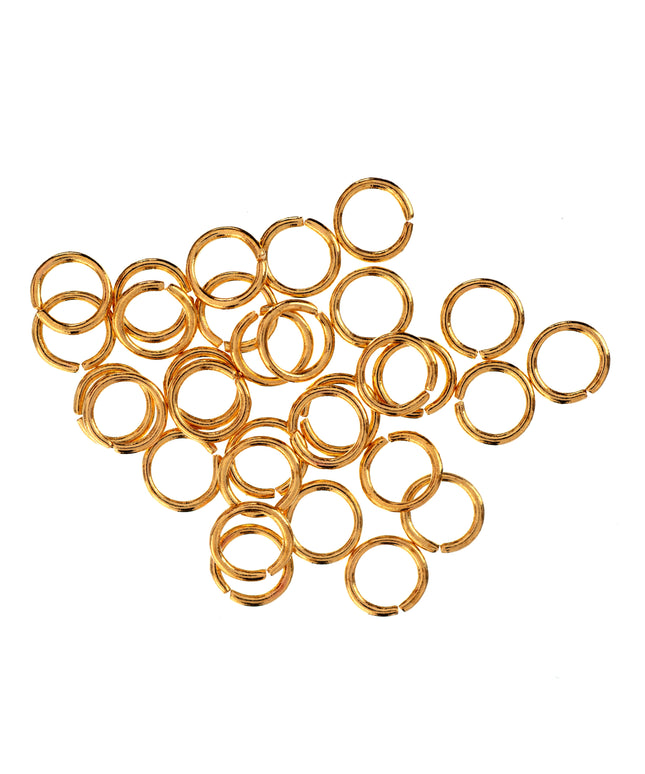 Jump Rings: Gold: 5mm