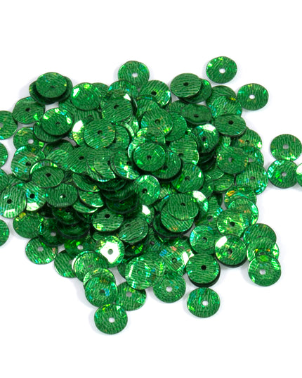 Sequins: Cup: 5mm: Green