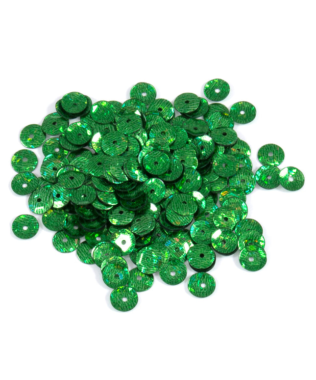 Sequins: Cup: 5mm: Green
