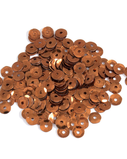 Sequins: Cup: 5mm: Bronze