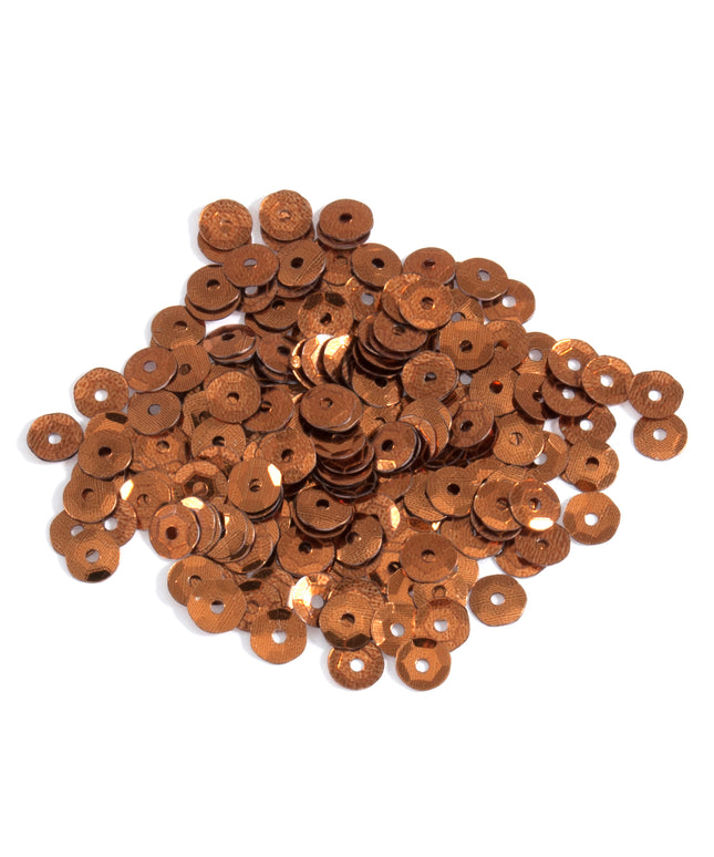 Sequins: Cup: 5mm: Bronze