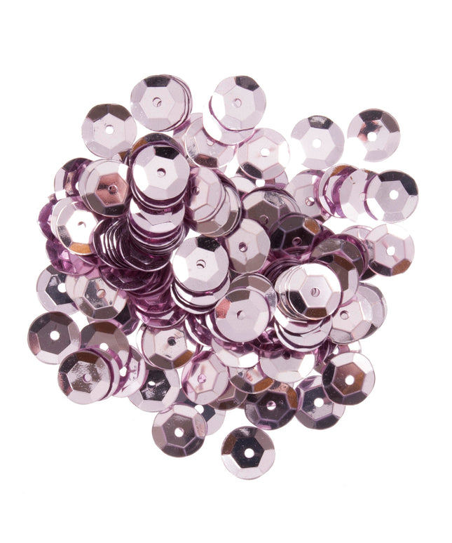 Sequins: Cup: 8mm: Pink