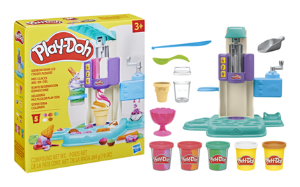 Play-Doh Rainbow Swirl Ice Cream Playset