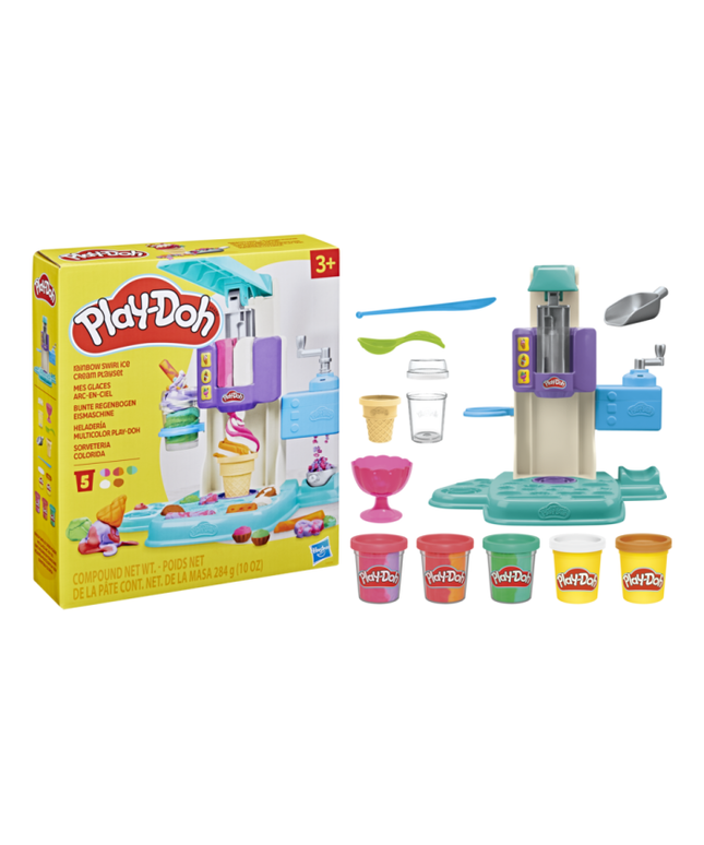 Play-Doh Rainbow Swirl Ice Cream Playset