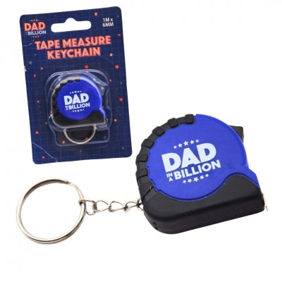 Dad In A Billion Tape Measure 1m On Keyring