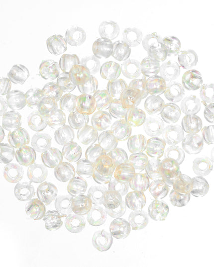Beads: Plated: 3mm: Aurora