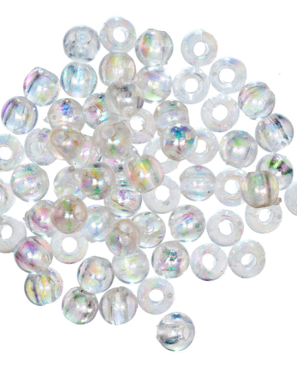 Beads: Plated: 4mm: Aurora