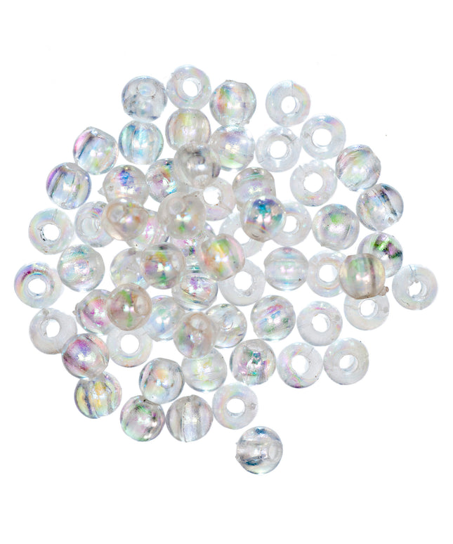 Beads: Plated: 4mm: Aurora