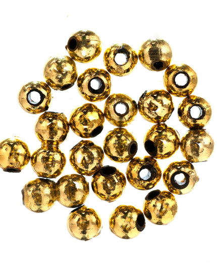 Beads: Plated: 5mm: Gold