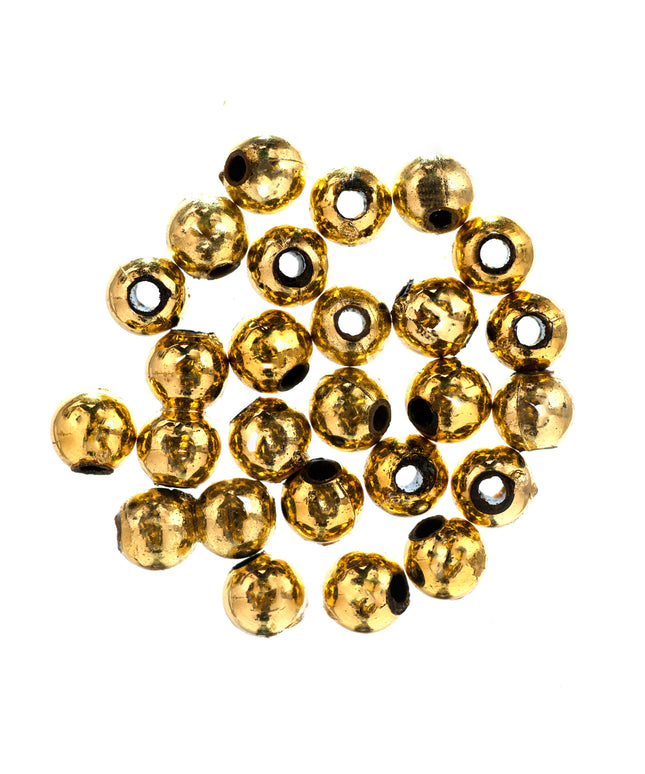 Beads: Plated: 5mm: Gold