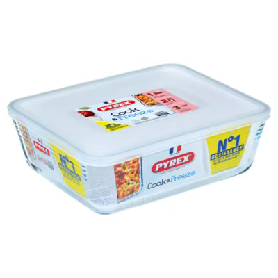 Pyrex 1.5L Glass Food Storage Container with Lid Oven Freezer Microwave Safe Dish