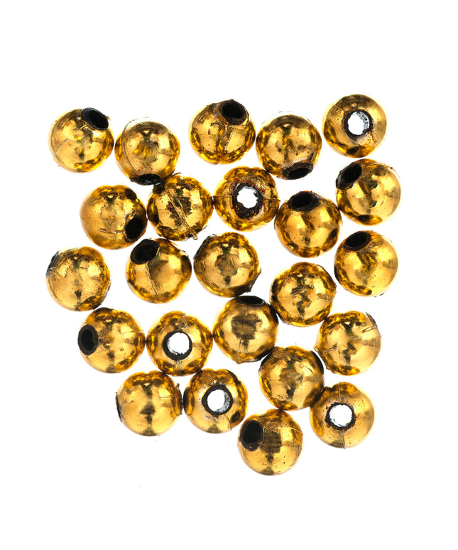 Beads: Plated: 8mm: Gold
