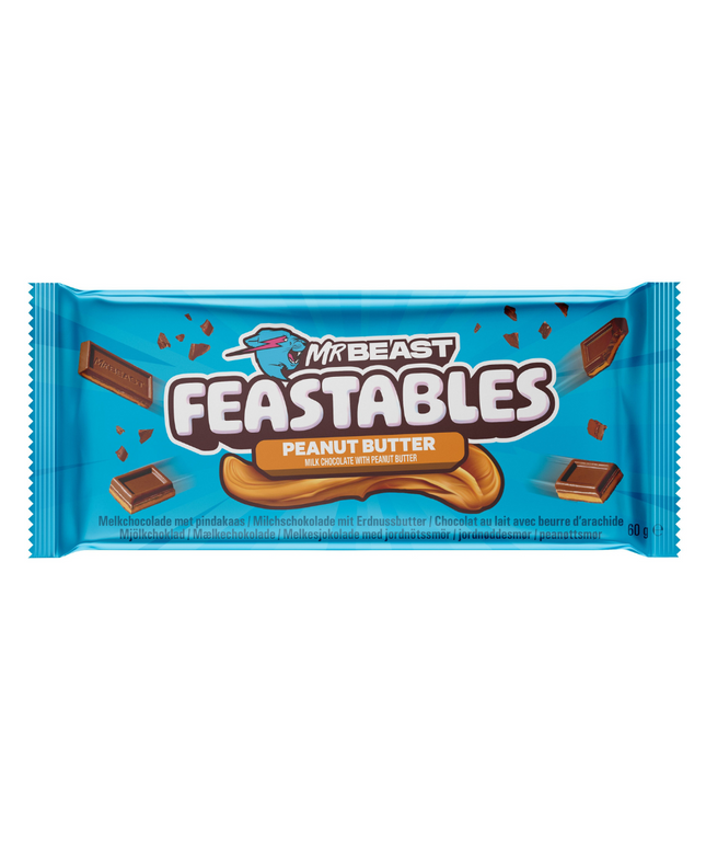 Mr Beast Feastables Peanut Butter Bar 60g