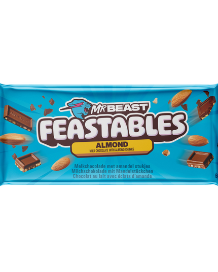 Mr Beast Feastables Almond Milk Chocolate Bar 60g