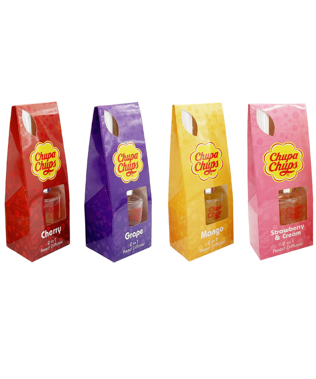 Chupa Chups Fruit Scented 2-in-1 Reed Diffusers 30ml