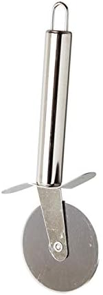 Stainless Steel Pizza Cutter Wheel with Guard & Hanging Loop