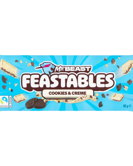 Mr Beast Feastables Cookies & Creme Bar 60g