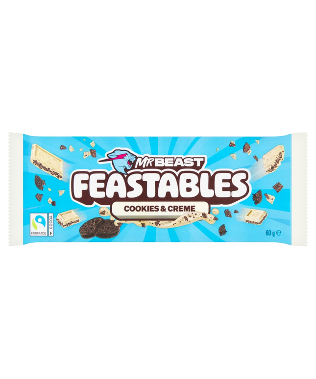 Mr Beast Feastables Cookies & Creme Bar 60g