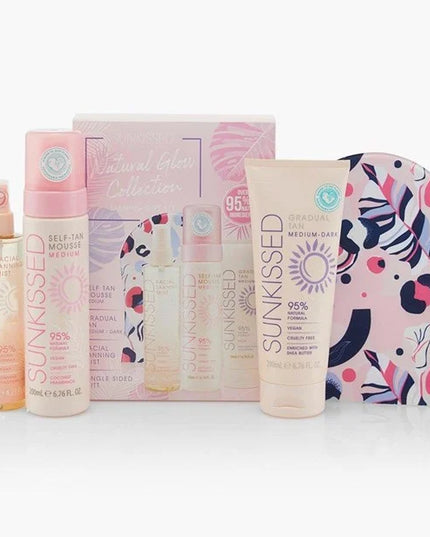 Sunkissed Natural Glow Collection - Medium Tanning Gift Set