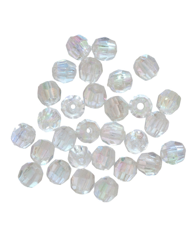 Beads: Faceted: 4mm: Aurora