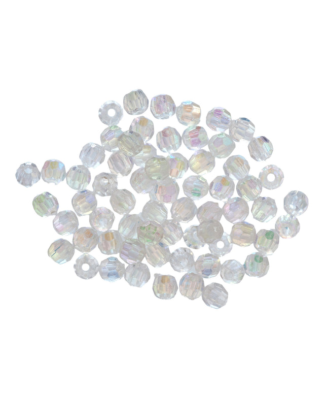 Beads: Faceted: 5mm: Aurora
