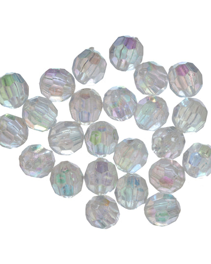 Beads: Faceted: 8mm: Aurora