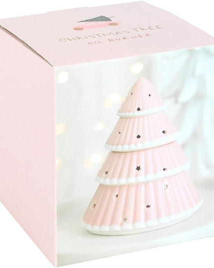 Pink Christmas Tree Oil Burner