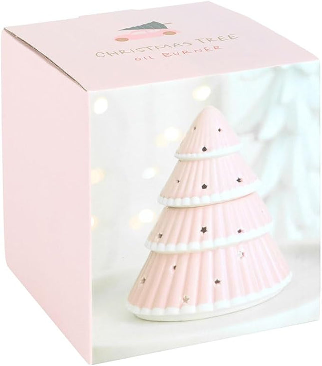 Pink Christmas Tree Oil Burner