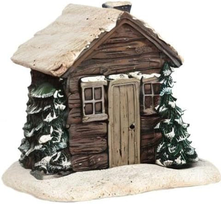 Log Cabin Incense Cone Burner