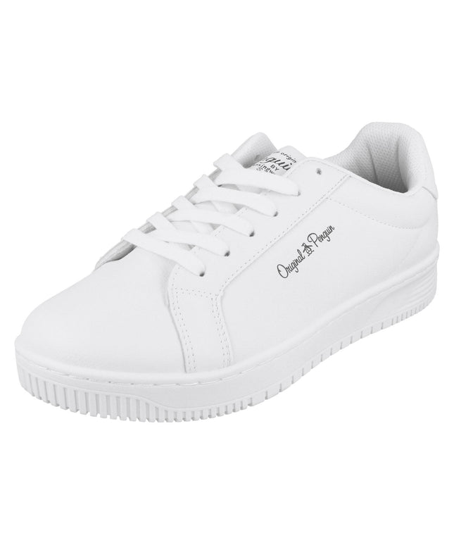 Original Penguin Men’s Selwyn Lace-Up Trainers – White