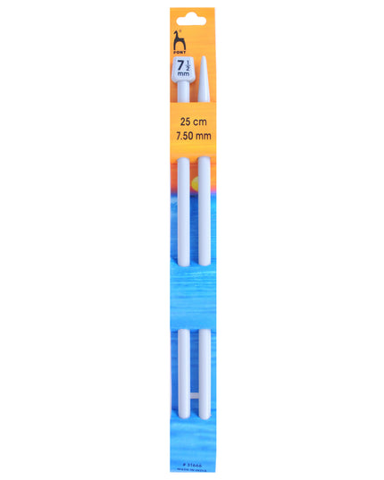 Knitting Pins Single Ended Classic 25cm X 7.50mm