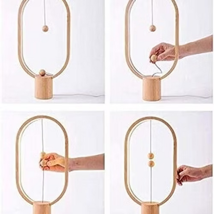 Hengpro Magnetic Lamp, Half-Air Switch LED Lamp Night Light LED