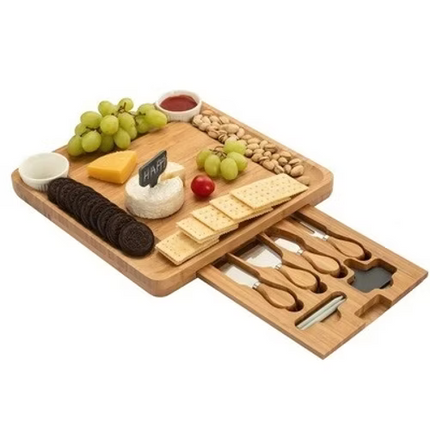 Multipurpose Cheese Board and Knife Set
