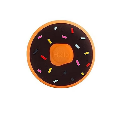 Donut Night Light for Kids – Soft Silicone LED Bedside Lamp