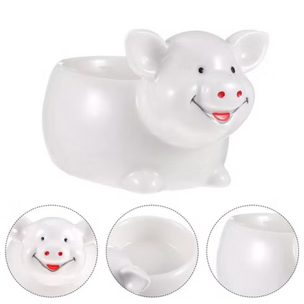 Cow Shaped Ceramic Snack Bowl – Fun Decorative Serving Dish