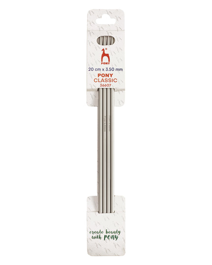Knitting Pins: Double-Ended: Set of Four: 20cm x 3.50mm